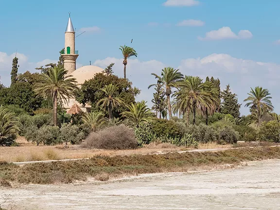 The site of Hala Sultan Tekke, Cyprus