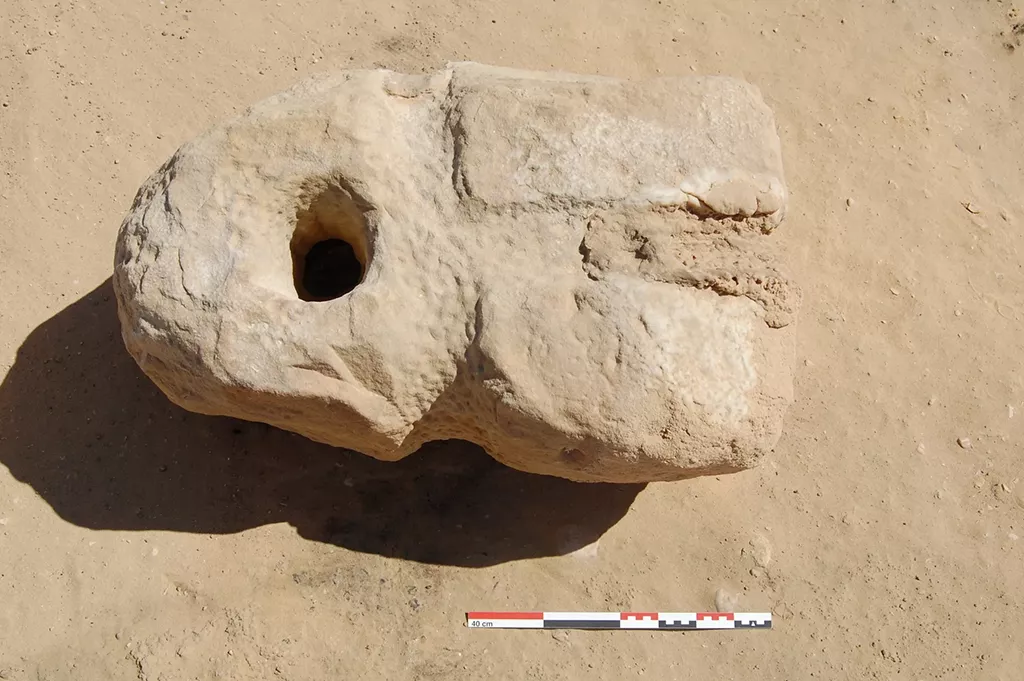 The World's Oldest Harbour: Egypt's Wadi al-Jarf Breakwater 4th Dynasty anchor from Wadi al-Jarf