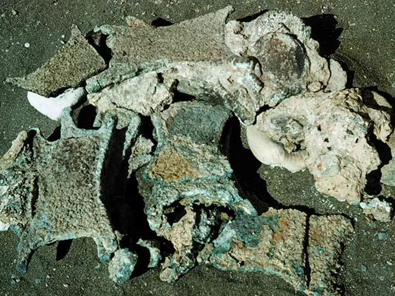 The Cape Gelidonya shipwreck c 1200 BC Copper ingots - Cape Gelidonya wreck