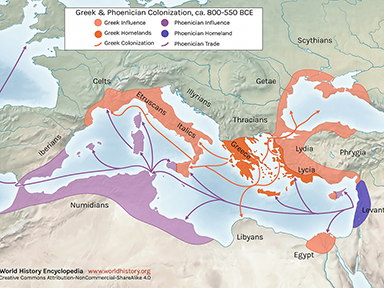 The Development of the Ancient Sea Trade Routes in the Mediterranean Sea Greek Maritime Trade Routes