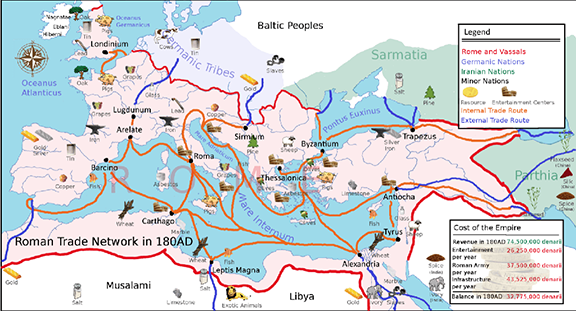 The Development of the Ancient Sea Trade Routes in the Mediterranean Sea