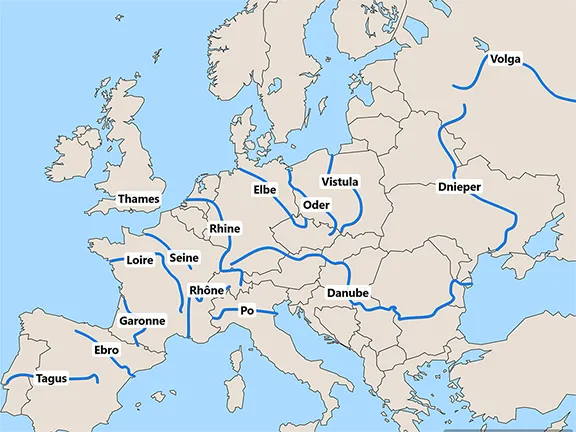 The Ancient Tin Roads European rivers created a route nexus