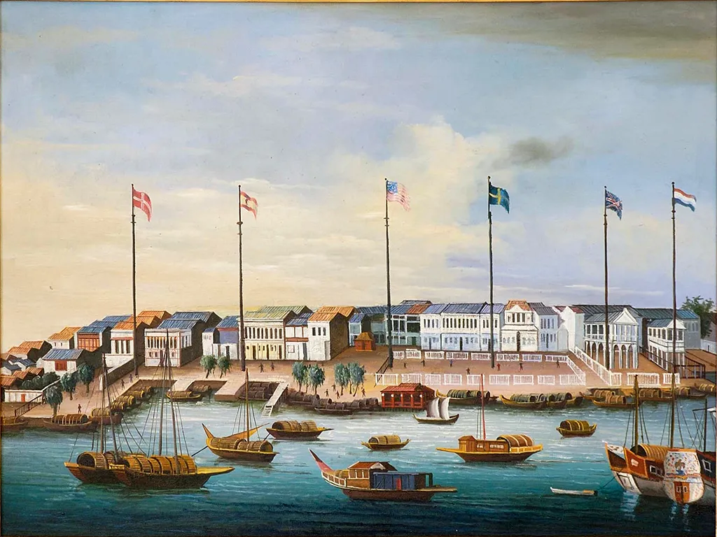 From Trading Post to Emporium in the Mare Nostrum Hongs at Canton 19th century AD