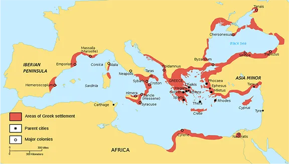 From Trading Post to Emporium in the Mare Nostrum Greek colonies and emporia