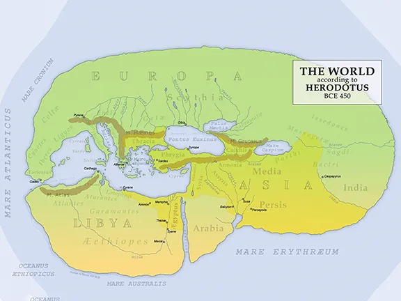 Expanding the Ancient World: Pytheas of Massalia's Arctic Voyage (325 BC) Herodotus view of the world