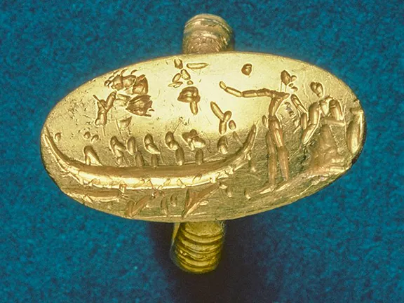 Late Bronze Age Maritime Technology in the eastern and central Mediterranean Sea Minoan Seal Ring