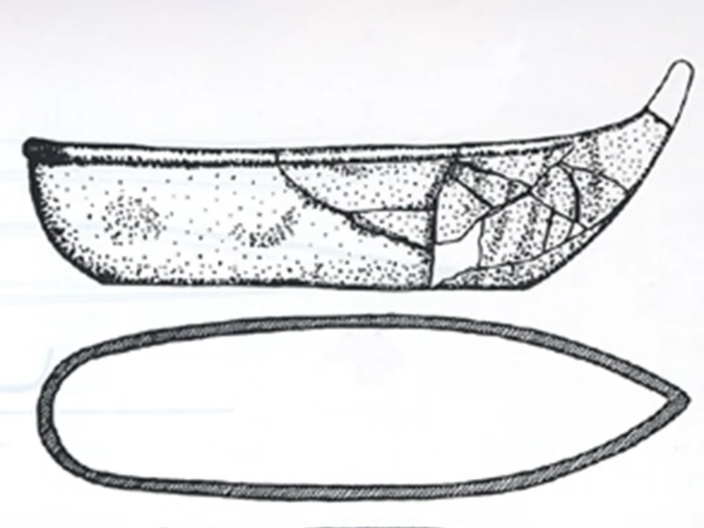 Late Bronze Age Maritime Technology in the eastern and central Mediterranean Sea Drawing of Agia Triada alabaster boat