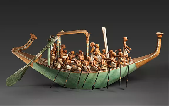 Middle Bronze Age Maritime Technology: Aegean, Minoan Crete and Egypt A Meketre model boat