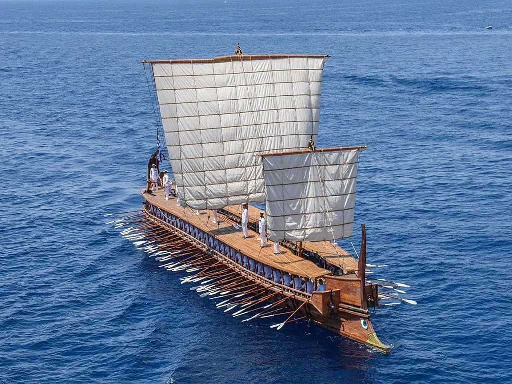 Mediterranean Shipbuilding during the Late Iron Age Olympias at sea