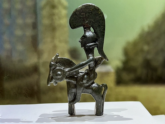 Bronze Warrior on Horse