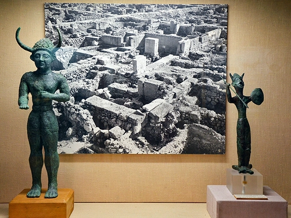 Bronze Age Horned God - Enkomi Archaeological Museum