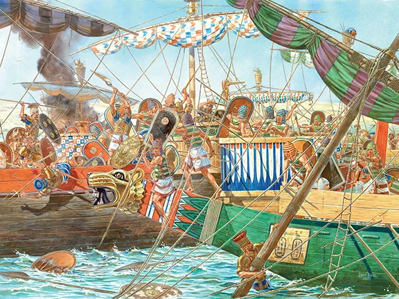 The Sea Peoples Image: Painting by Igor Dzis/Karwansary Publishers