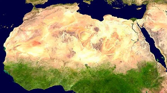 The Desertification of the Sahara Desert after 4000 BC The Sahara Today