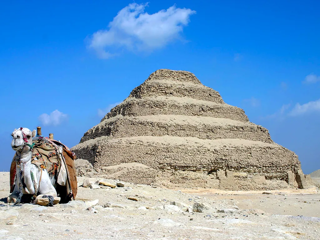 The Desertification of the Sahara Desert after 4000 BC Saqqara stepped temple - Early Dynastic