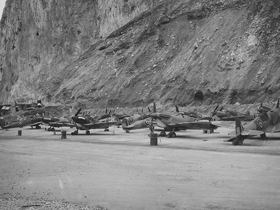 Spitfires at Gibraltar