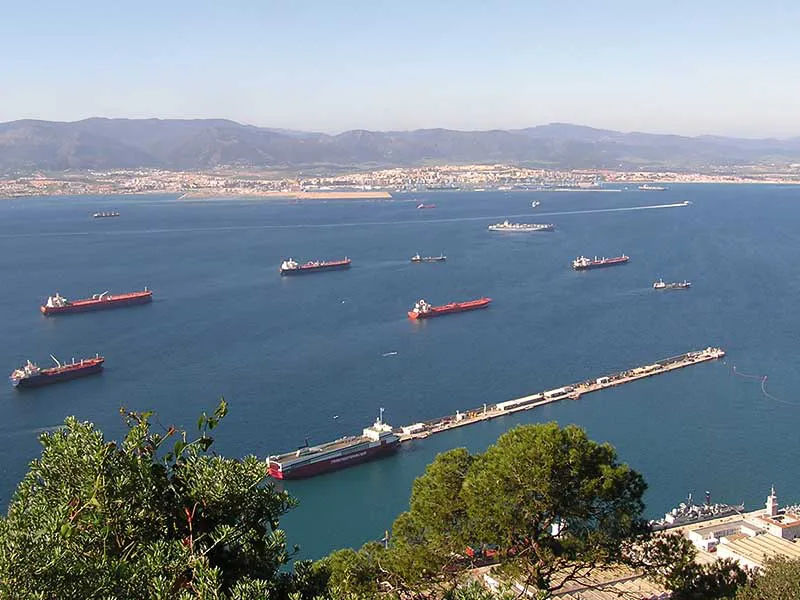 Operation Tracer - The Stay Behind Chamber on Gibraltar during WW II View from west observation slit in Stay Behind Chamber