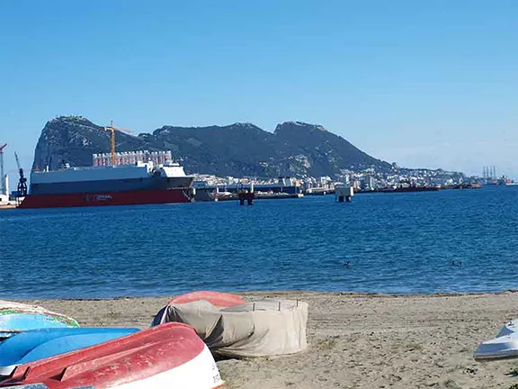 Gibraltar from Puente Mayorga