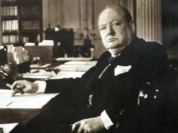 Winston Leonard Spencer-Churchill - wartime prime minister for Great Britain