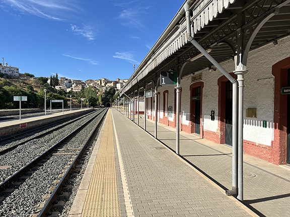 Iznalloz station and the tunnel 2025