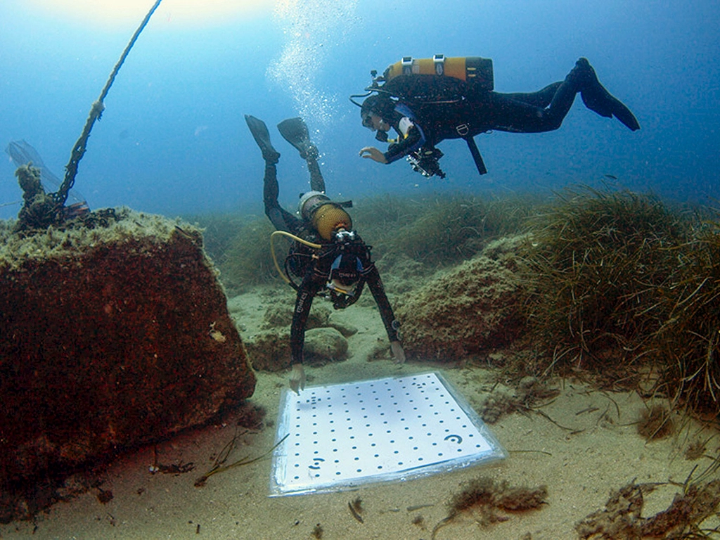 The Bajo de la Campana Phoenician period shipwreck c 600 BC Surveying the Bajo de la Campana shipwreck