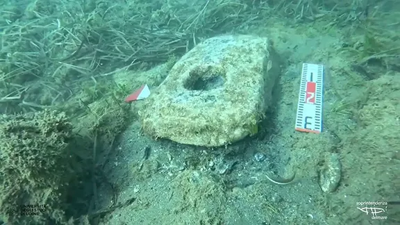 Ispica a 6th Century BC Greek Shipwreck found off Sicily Credit: Soprintendenza del Mare
