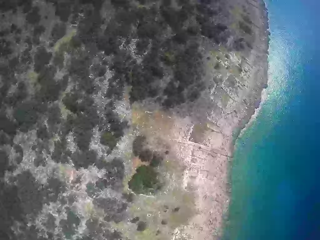 Dana Island: Turkey's Iron Age Shipyard and Naval Base - Aerial view of the Dana Island shipyards