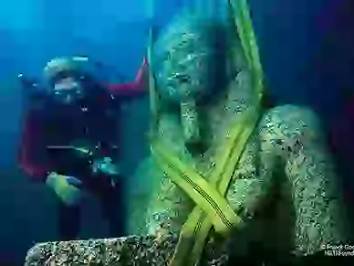 Statue of Amun-Ra - Franck Goddio