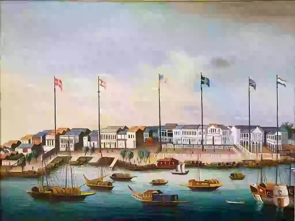 From Trading Post to Emporion in the Mare Nostrum - Hongs at Canton 19th century AD