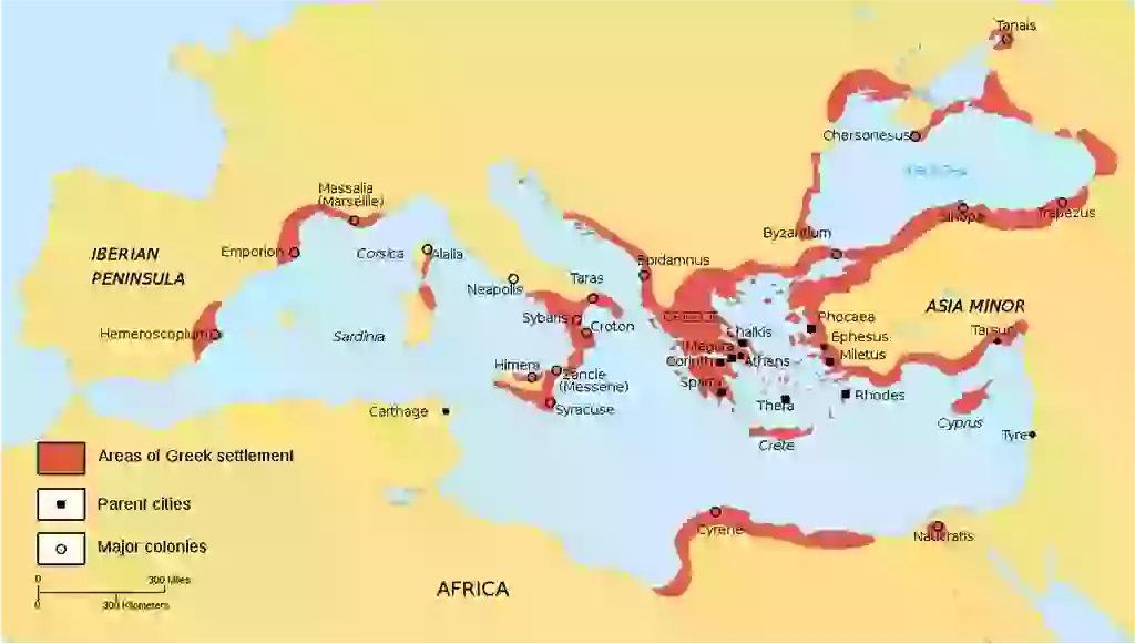 From Trading Post to Emporion in the Mare Nostrum - Greek colonies and emporia