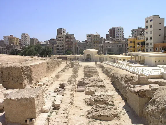 The Fate of the Library at Alexandria: Unravelling Its Demise The ruins of the Serapeum pagan temple