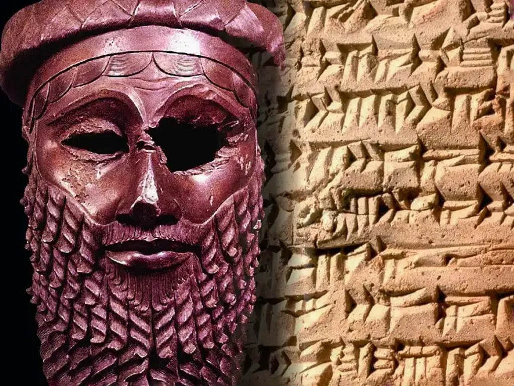 The world’s first courier service in the bronze age Middle East Sargon the Great with tablet