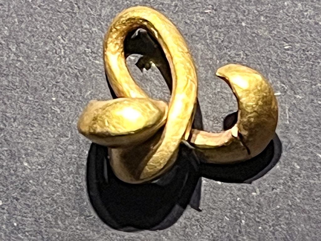 Bronze Age: A Golden Age for Jewellery Gold spiral ring