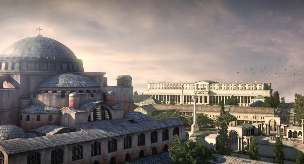 Six Great Ancient Libraries: Humanity's Lost Knowledge Hubs The Imperial Library of Constantinople - Artists impression