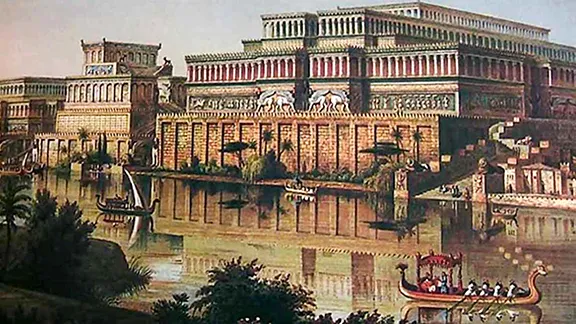 Six Great Ancient Libraries: Humanity's Lost Knowledge Hubs Artists impression of the Library of Ashburnipal