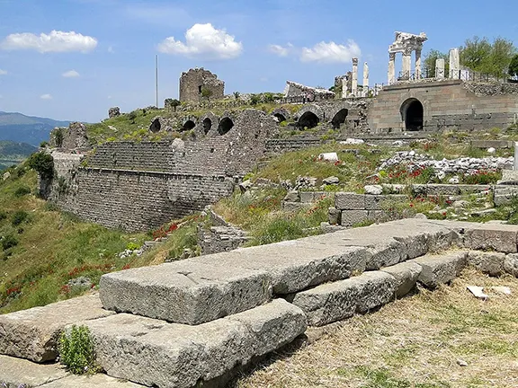 Six Great Ancient Libraries: Humanity's Lost Knowledge Hubs Ruins of the Library of Pergamum
