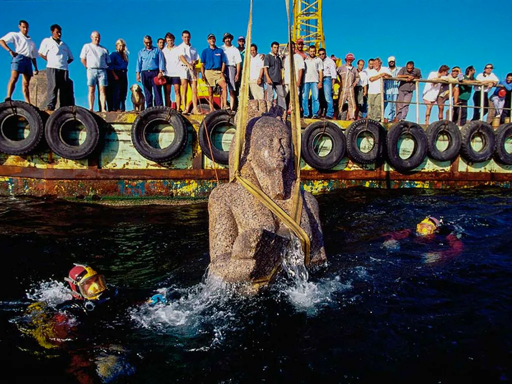 New Discoveries at Ancient Sunken City of Thonis-Heracleion ©Franck Goddio/Hilti Foundation, photo: Christoph Gerigk