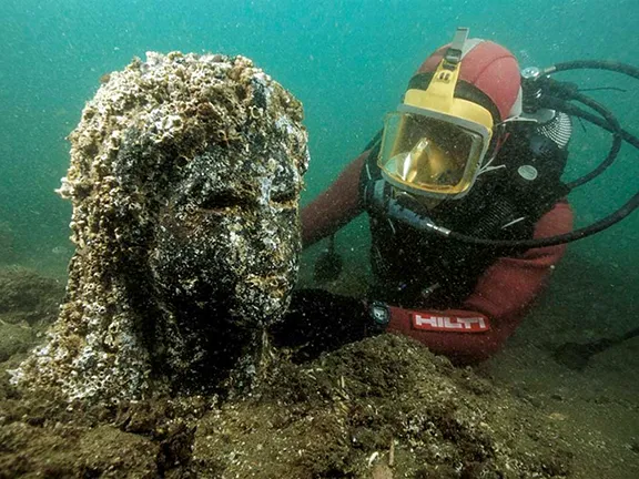 New Discoveries at Ancient Sunken City of Thonis-Heracleion