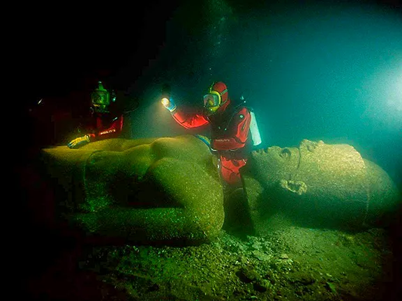 New Discoveries at Ancient Sunken City of Thonis-Heracleion ©Franck Goddio/Hilti Foundation, photo: Christoph Gerigk