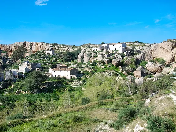 From the Neolithic to the 20th century Abandoned mining village Almeria - Marchalisco Viñicas