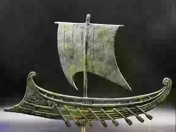 Model of Greek Penteconter