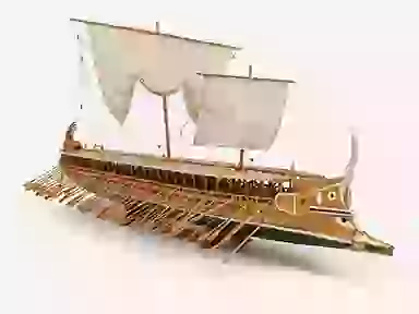 Greek Penteconter - Maritime Museum Pireus
