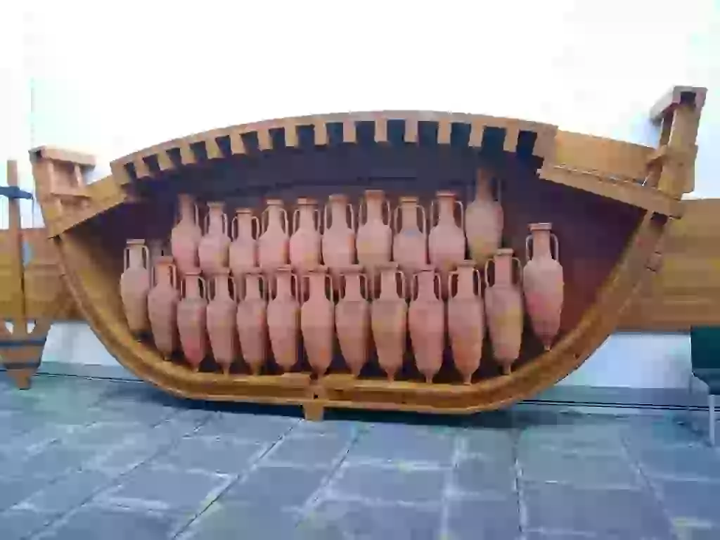 Naval Technology in the Mediterranean during the Roman Era - Roman Cargo Ship  Cutaway - National Museum of Underwater Archaeology - Cartagena