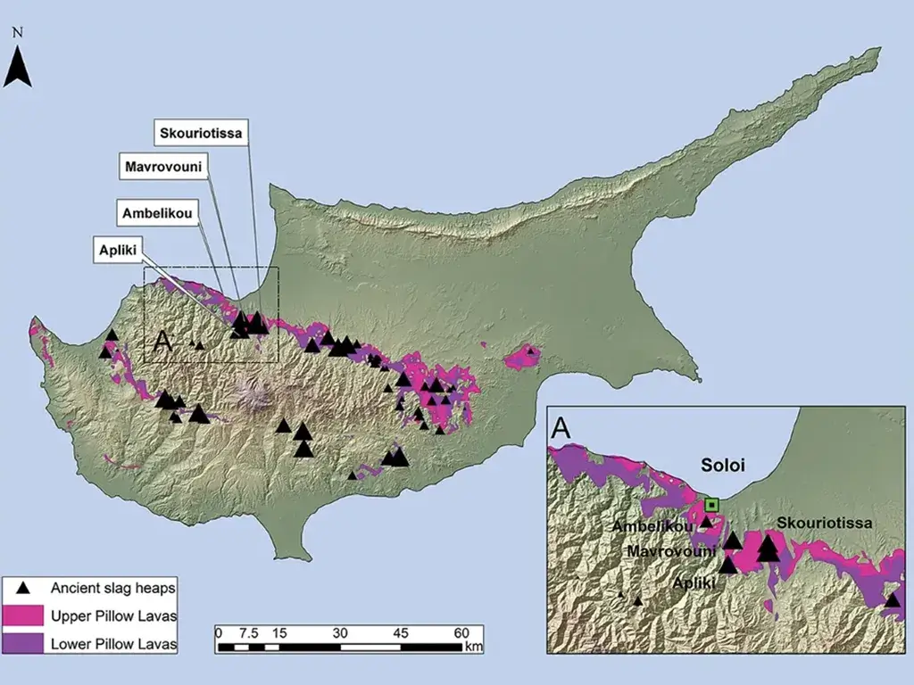 How and Why Cyprus Survived the Collapse of the Bronze Age - Ancient copper mines on Cyprus