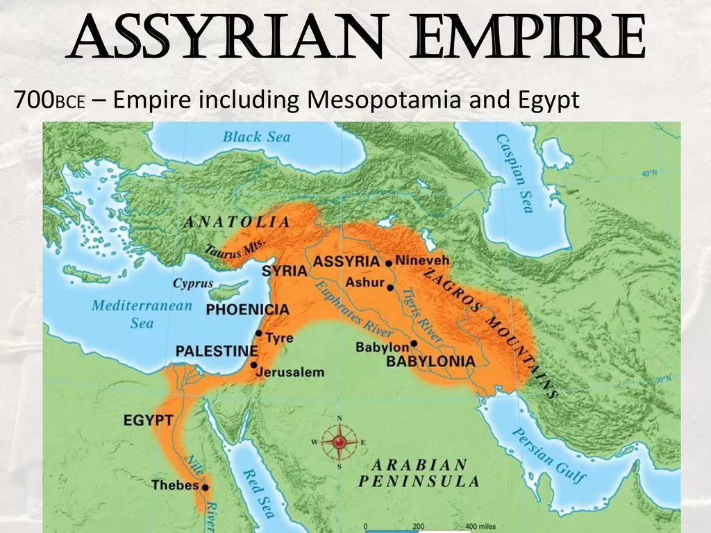 The Phoenicians during and after the bronze age collapse Assyrian Empire c 700 BC