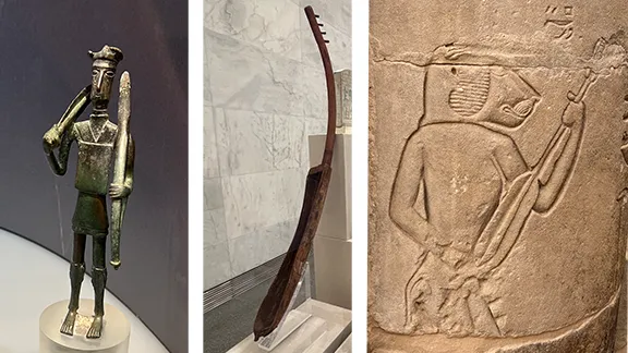 The Phoenician Inheritance after 1200 BC Bronzetti - Egyptian Lute - Thoth on lute