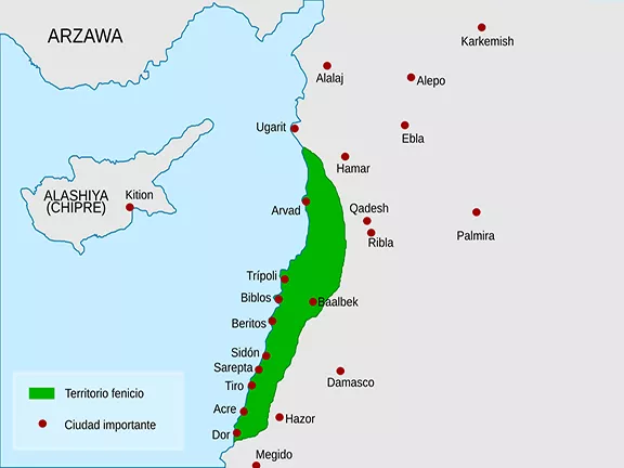 Where the Phoenicians came from and early trade in the Mediterranean Phoenicia in the Levant