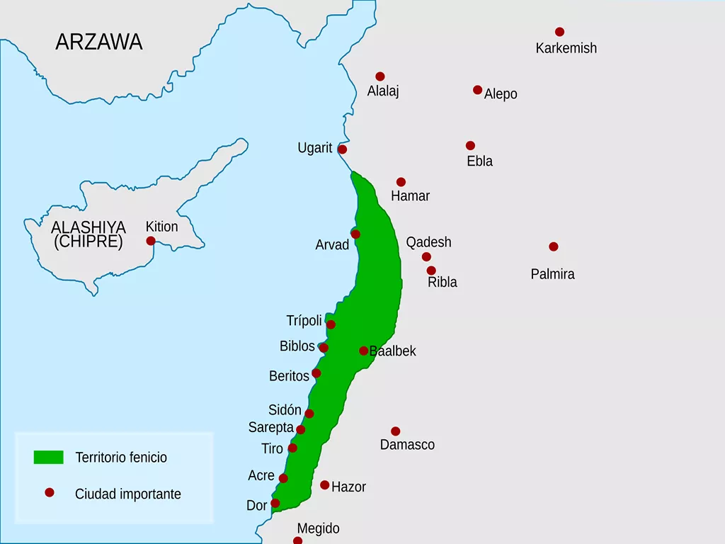 Where the Phoenicians came from and early trade in the Mediterranean Phoenicia in the Levant