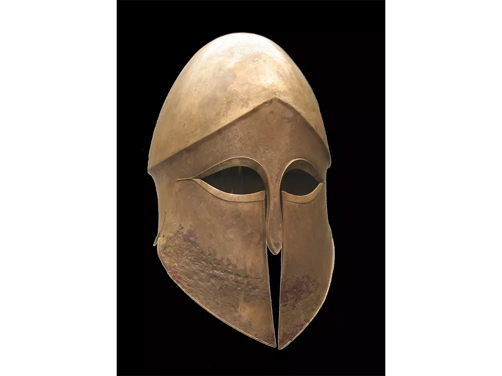 Corinthian Helmet Distribution: Greek Maritime Trade Networks (8th-5th Century BC) - Hermione style Corinthian helmet